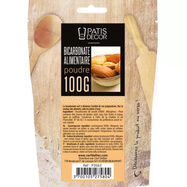 Discount Cerf Dellier Bicarbonate Alimentaire Patisdecor 100 G