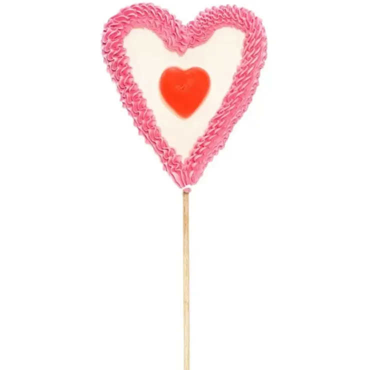 New Cerf Dellier Brochette Marshmallow Coeur 60 G