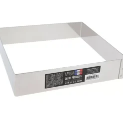 New Cerf Dellier Cadre A Mousse Inox H 4,5 Cm 22 X 22 Cm Patisdecor