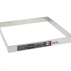 Outlet Cerf Dellier Cadre A Patisserie Inox H 2 Cm - 20 X 20 Cm Patisdecor