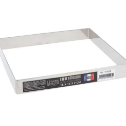 Clearance Cerf Dellier Cadre A Patisserie Inox H 2 Cm - 16 X 16 Cm Patisdecor