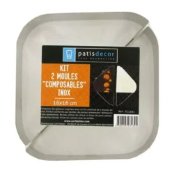 Outlet Cerf Dellier Cadre A Patisserie Modulable Twin 16 Cm