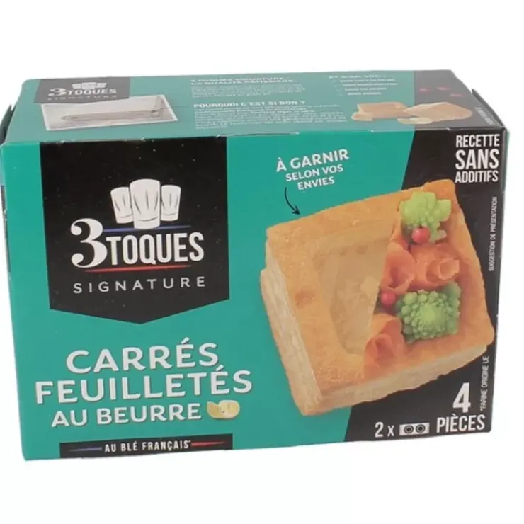 Discount Cerf Dellier Carres Feuilletes Au Beurre A Garnir (X4)