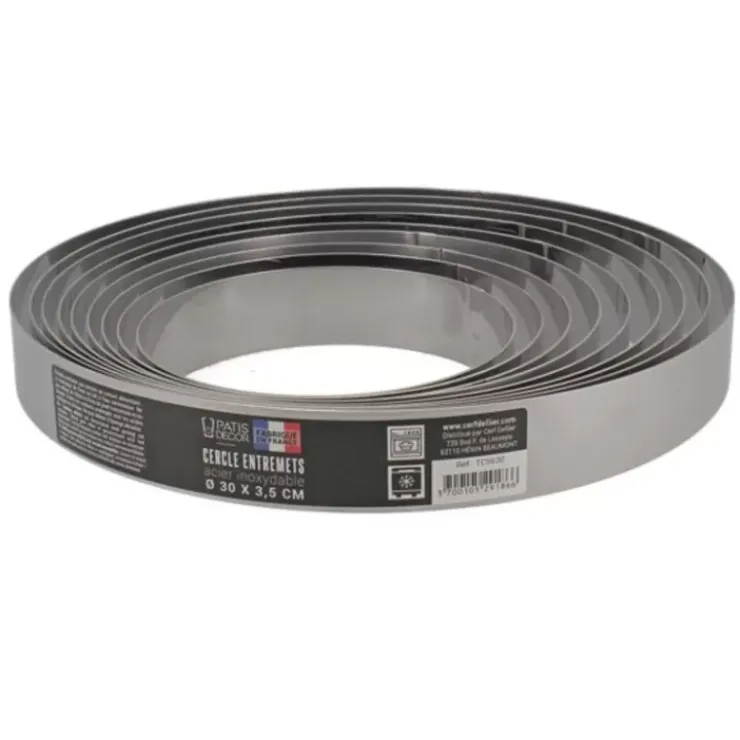Discount Cerf Dellier Cercle A Entremets Inox H 3,5 Cm 10 Cm Patisdecor