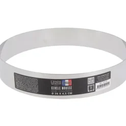 Cerf Dellier Cercle A Mousse Inox H 4,5 Cm 26 Cm Patisdecor