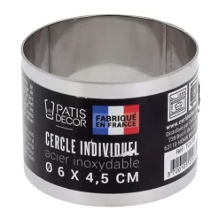 Discount Cerf Dellier Cercle A Mousse Inox H 4,5 Cm 6 Cm Patisdecor