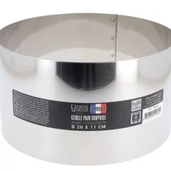 Online Cerf Dellier Cercle A Pain Surprise Inox H 11 Cm Diam 20 Cm Patisdecor