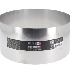 Clearance Cerf Dellier Cercle A Pain Surprise Inox H 11 Cm Diam 24 Cm Patisdecor