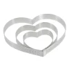 Clearance Cerf Dellier Cercle A Tarte Coeur Perfore Inox H 2 Cm De Buyer