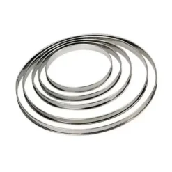 Online Cerf Dellier Cercle A Tarte Inox A Bords Roules H 2 Cm