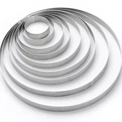 Online Cerf Dellier Cercle A Tarte Perfore A Bord Droit Inox H 2 Cm De Buyer