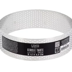 Best Cerf Dellier Cercle A Tarte Perfore Inox H 3,5 Cm 12 Cm Patisdecor