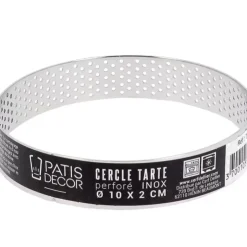Discount Cerf Dellier Cercle A Tarte Perfore Inox H 2 Cm 10 Cm Patisdecor