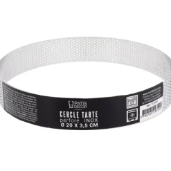Online Cerf Dellier Cercle A Tarte Perfore Inox H 3,5 Cm 20 Cm Patisdecor