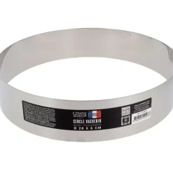 Outlet Cerf Dellier Cercle A Vacherin Inox H 6 Cm 28 Cm Patisdecor