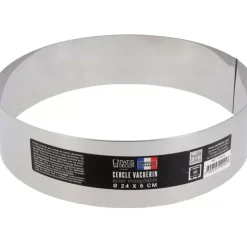 Outlet Cerf Dellier Cercle A Vacherin Inox H 6 Cm 24 Cm Patisdecor