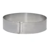 Cerf Dellier Cercle Gradue Inox Extensible 18 A 36 Cm H 4,5 Cm De Buyer