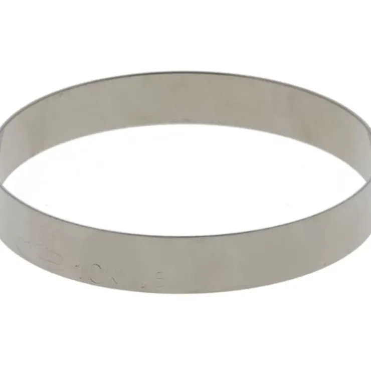Outlet Cerf Dellier Cercles À Patisserie Inox 8,5 Cm H 1,6 Cm (X10)