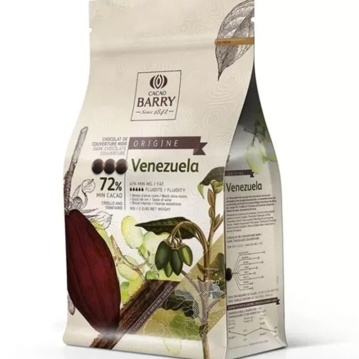 Discount Cerf Dellier Chocolat De Couverture Noir Origine Venezuela 72 % 2,5 Kg