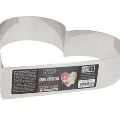 Sale Cerf Dellier Coeur A Mousse Inox H 4,5 Cm L 20 Cm Patisdecor