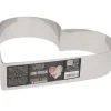 Sale Cerf Dellier Coeur A Mousse Inox H 4,5 Cm L 22 Cm Patisdecor