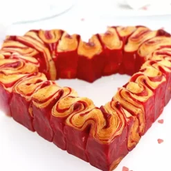 Hot Cerf Dellier Coeur A Mousse Inox H 4,5 Cm L 24 Cm Patisdecor