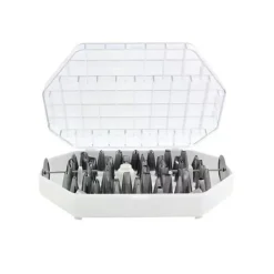 Best Cerf Dellier Coffret 55 Douilles Décors Fins Assorties Inox