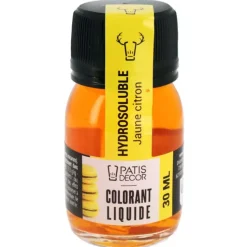 Hot Cerf Dellier Colorant Liquide Hydrosoluble Jaune Citron 30 Ml