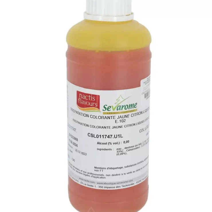Best Cerf Dellier Colorant Liquide Hydrosoluble Jaune Citron 1L