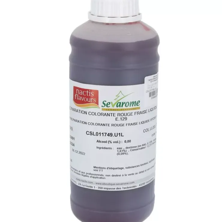 Discount Cerf Dellier Colorant Liquide Hydrosoluble Rouge Fraise 1L