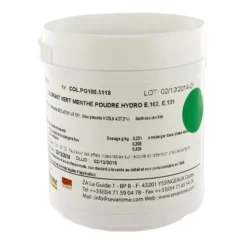 Cerf Dellier Colorant Poudre Alimentaire Vert Menthe 100 G