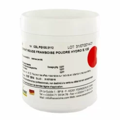 Hot Cerf Dellier Colorant Poudre Alimentaire Rouge Framboise 100 G