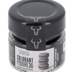 Discount Cerf Dellier Colorant Poudre Hydrosoluble Noir Charbon Naturel 3 G