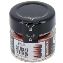 Hot Cerf Dellier Colorant Poudre Hydrosoluble Brun Chocolat 8 G