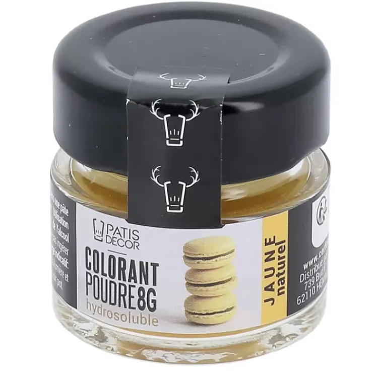 Outlet Cerf Dellier Colorant Poudre Hydrosoluble Jaune Naturel 8 G