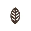 Clearance Cerf Dellier Décors Feuilles En Chocolat Noir (X175)