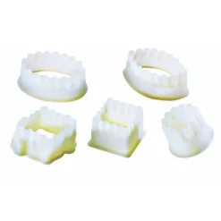 Outlet Cerf Dellier Découpoirs Canneles Assortis En Polyglass (X 5)