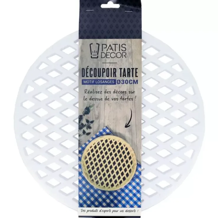Outlet Cerf Dellier Decoupoir A Tarte Losanges 30 Cm