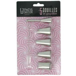 Best Cerf Dellier Douilles A Patisserie (X5) Et Goupillon Patisdecor