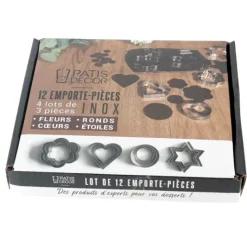 Clearance Cerf Dellier Emporte-Pièces Assortis Inox Patisdecor (X 12)