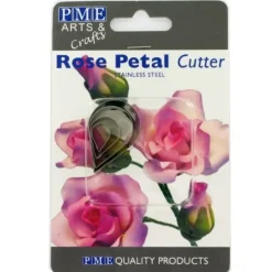 Cerf Dellier Emporte-Pièces Inox Petales De Roses Pme (X 4)