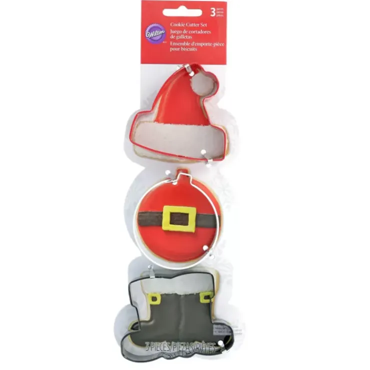Clearance Cerf Dellier Emporte-Pièces Noël Assortis Wilton (X 3)