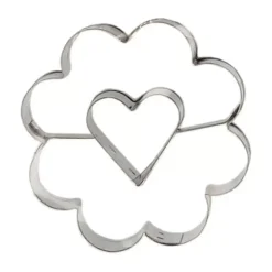 Best Cerf Dellier Emporte-Piece Fleur Coeur Central 5 Cm