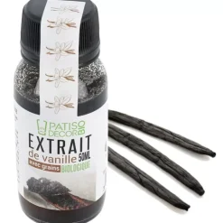 Cerf Dellier Extrait De Vanille Biologique Avec Graines 50 Ml