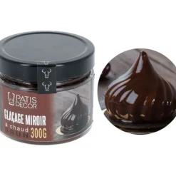 Hot Cerf Dellier Glacage Miroir A Chaud Brun Patisdecor 300 G - Ddm 07/23