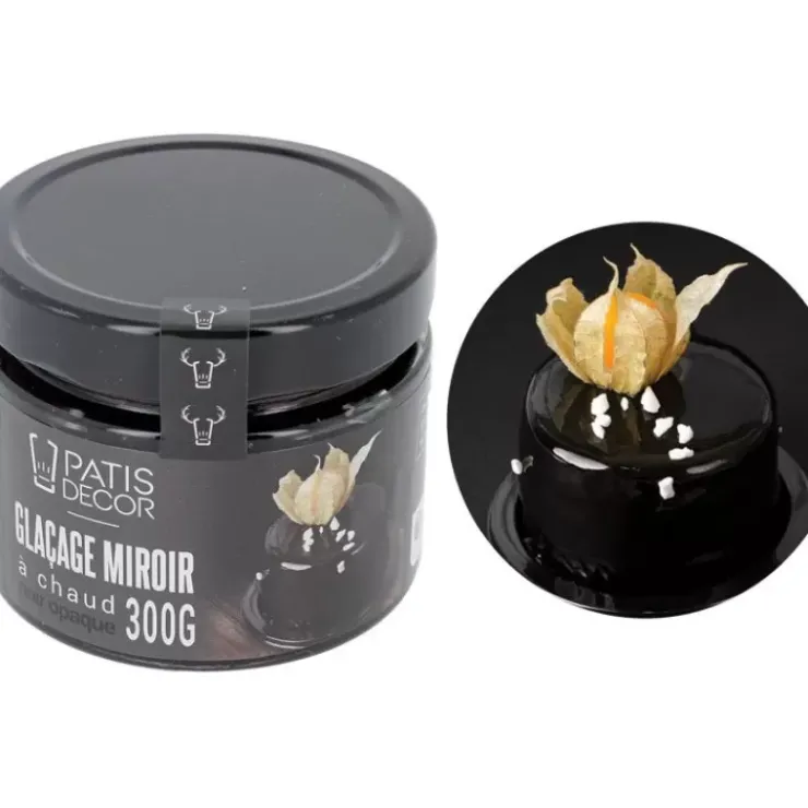 Clearance Cerf Dellier Glacage Miroir Noir Patisdecor 300 G - Ddm 09/23