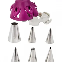 Best Cerf Dellier Kit De Six Douilles A Decor Pour Gâteaux Wilton