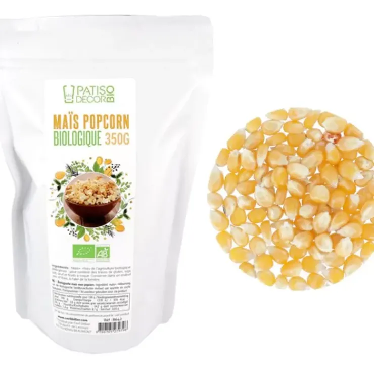 Hot Cerf Dellier Mais A Popcorn Bio 350 G - Ddm 10/2022