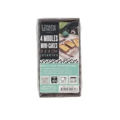 Cerf Dellier Mini-Moules À Cake Jetables Patisdecor (X4)