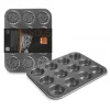 Outlet Cerf Dellier Moule 12 Muffins Perfore Anti-Adherent